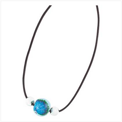 Peacock Beaded Necklace
