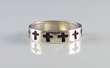Silver Cross Ring