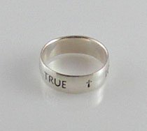 Mens True Love Waits Ring