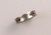 Silver Men's Stainless Steel Ring