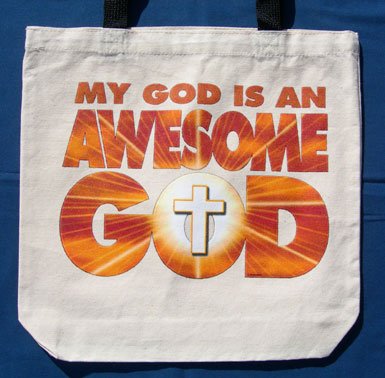 Awesome God Tote Bag
