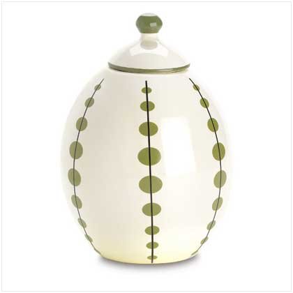 FERN-LEAF LIDDED URN