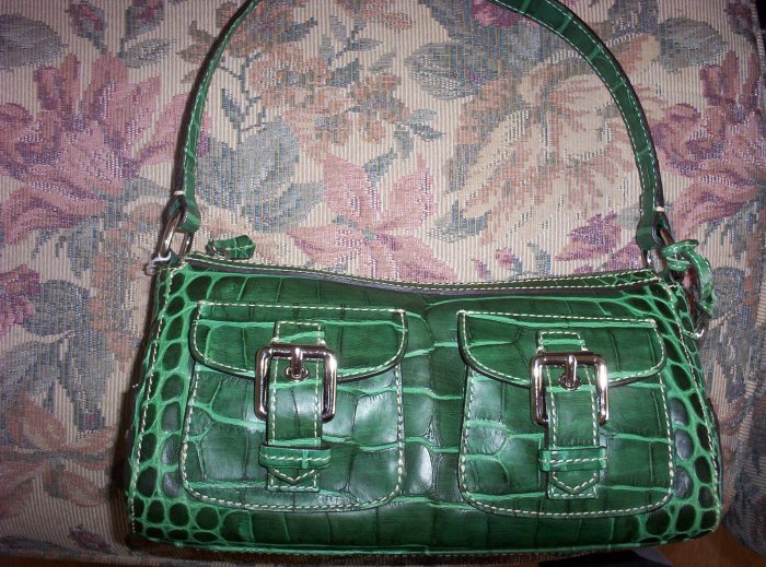 Dooney& Bourke Pocket Zip Top - Pine Green