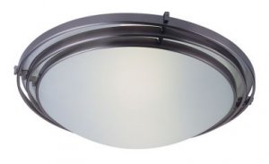 Trans Globe Brushed Nickel Halogen Ceiling Light 2484BN
