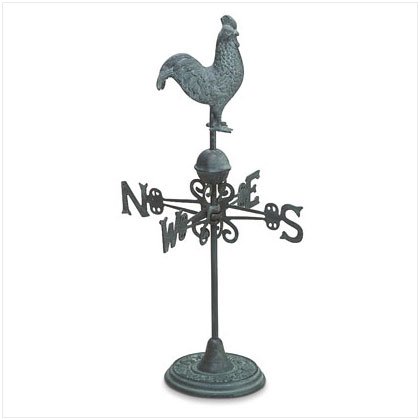 Rustic Rooster Weathervane - D