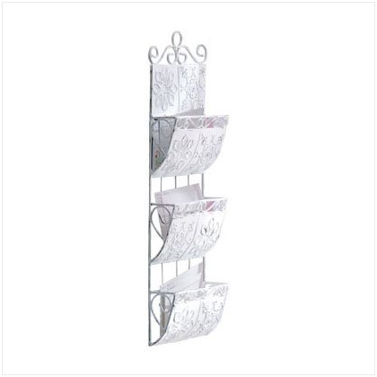 White Letter Organizer - D