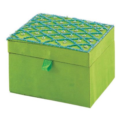 Sea Green Jewelry Box