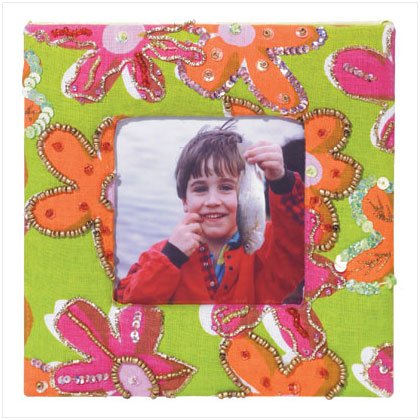 Funky Floral Photo Frame