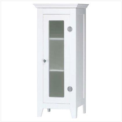 White Storage Cabinet - D