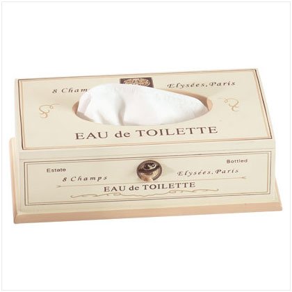 Eau De Toilette Tissue Box