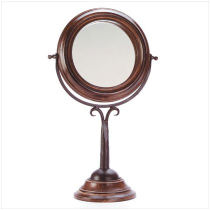 Elegant Reflections Pedestal Mirror