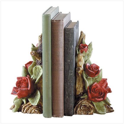Rose Blossom Bookends - D