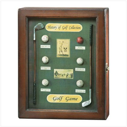 History of Golf Shadowbox - D