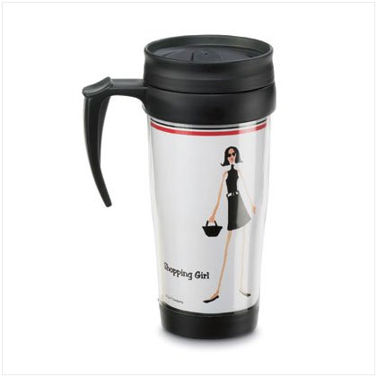 Shopping Girl Commuter Mug - D