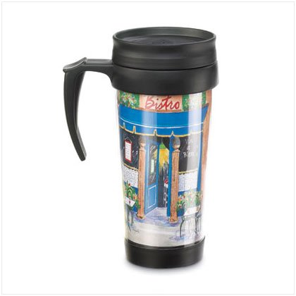 French Cafe Commuter Mug - D