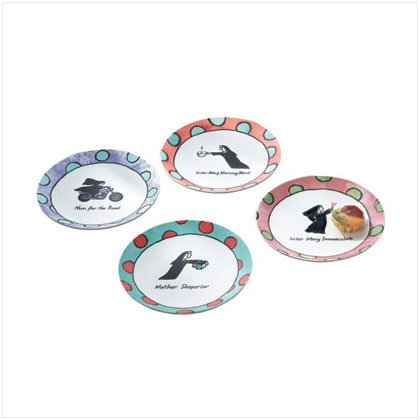 Nun For the Road Dessert Plate Set - D