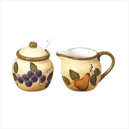 Garden Fruit Sugar and Creamer - D