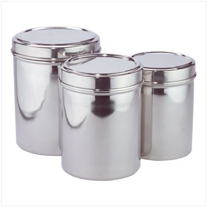 Stainless Steel Canisters - D