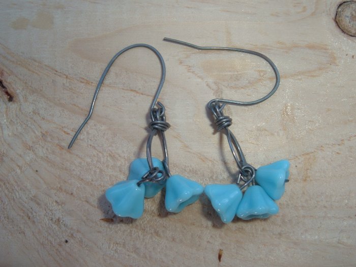 Sterling silver and flower bells
