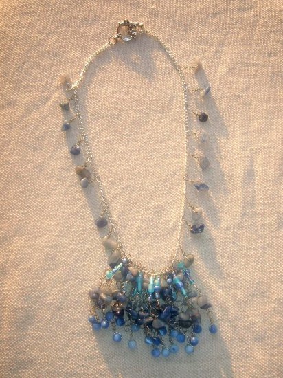 Blue Cascade necklace