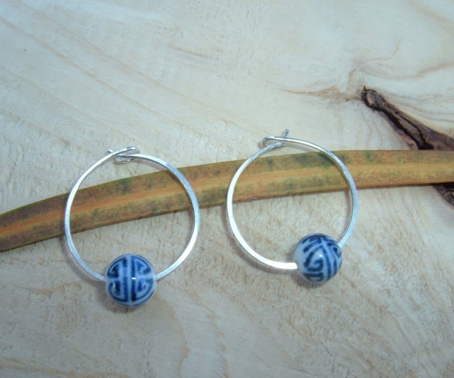 Shou Long Life earrings