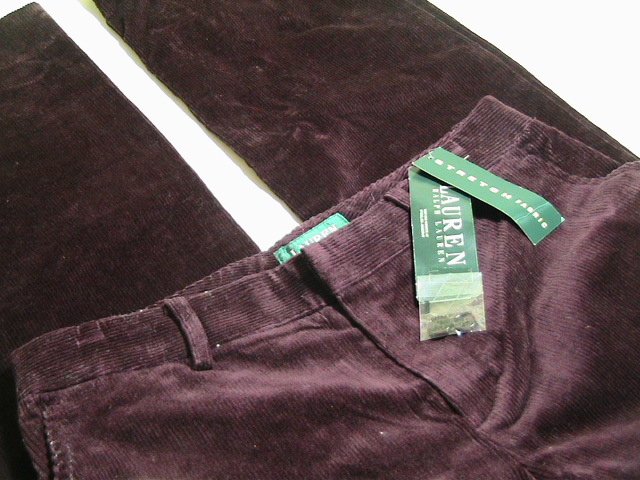 Polo Ralph Lauren Women's Stretch Corduroy Pants Sz 6