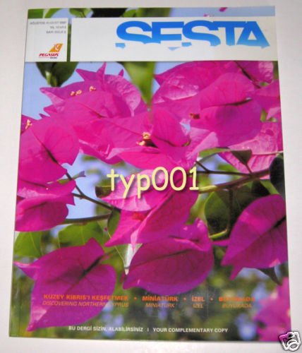 PEGASUS AIRLINES CYPRUS FLIGHTS - 2007 SPECIAL INFLIGHT MAGAZINE - SESTA