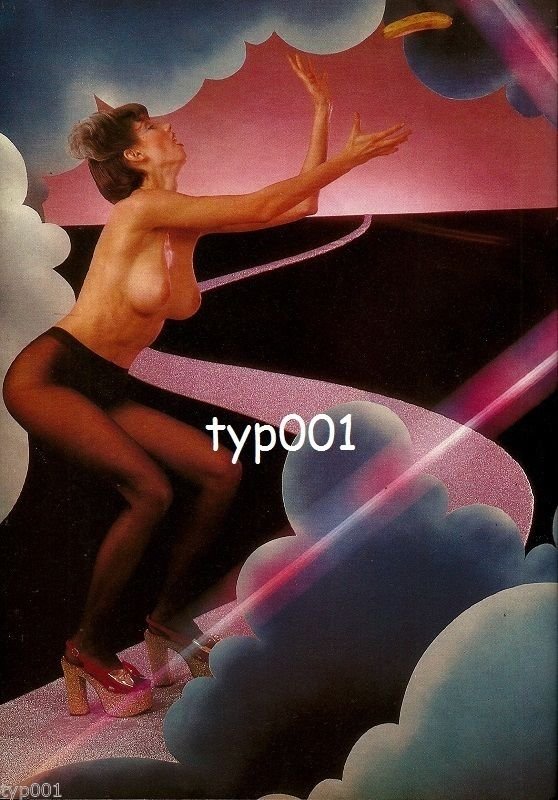 1978 NUDE WOMAN IN PANTYHOSE FANTASY ADVERTISING PRINT PHOTO BY W DOUGLAS KING