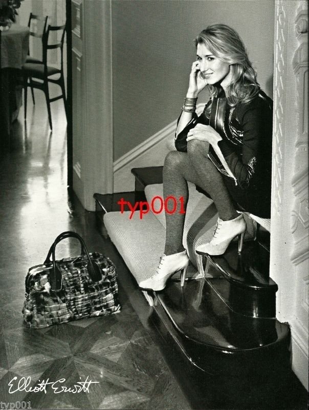 ELIOTT ERWITT - 2010 - SEXY LADY IN LEATHER HOSIERY PRINT AD
