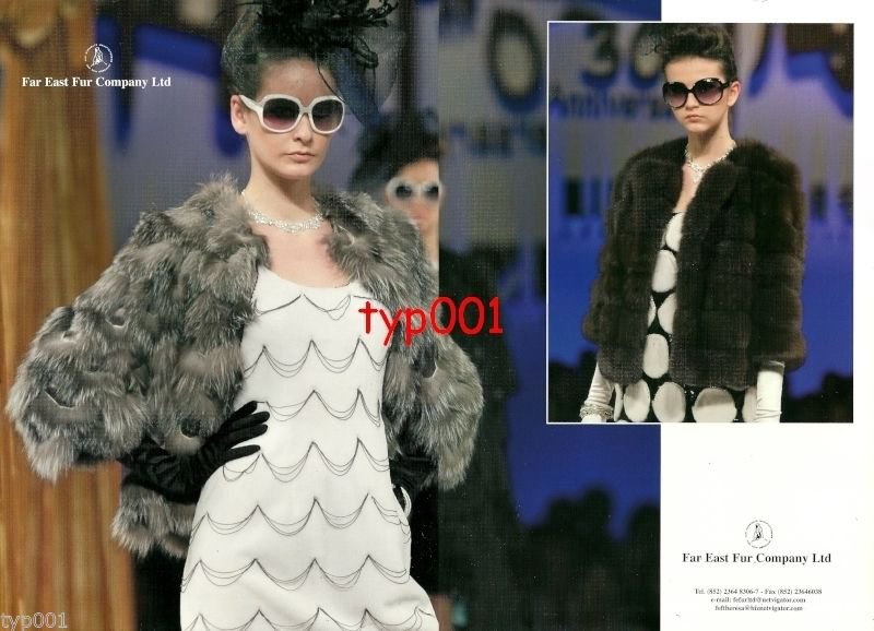 FAR EAST FUR COMPANY LTD - 2010 - SEXY LADIES IN FUR COATS PRINT AD