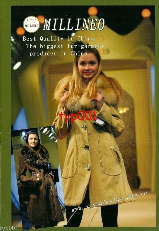 MILLINEO - 2010 - SEXY LADIES IN LEATHER & FUR COATS PRINT AD