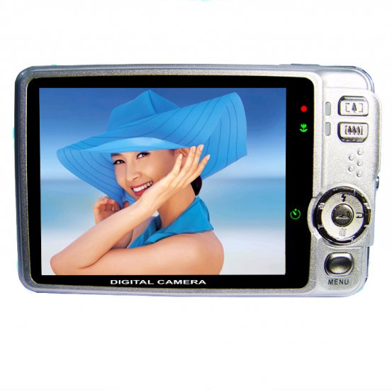 Super Widescreen 5M Pixels Digital Camera - 3 Inch LTPS Screen