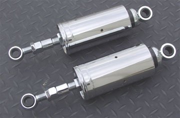 Adjustable Chrome Shocks for Softail