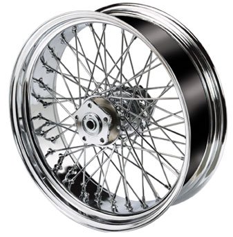 Chrome 60 Spoke Wheel / Rim - Motorcycle / Custom Chopper