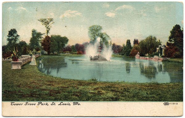 Tower Grove Park, St. Louis, MO c1908