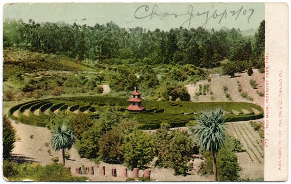 The Maze, Piedmont Park, CA c1907