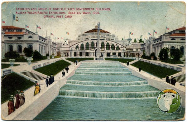Cascades, Alaska-Yukon-Pacific Expo, Seattle c1909