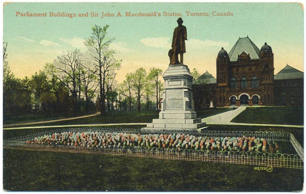Parliament Buildings / Sir John A. Macdonald's Statue, Toronto, Canada