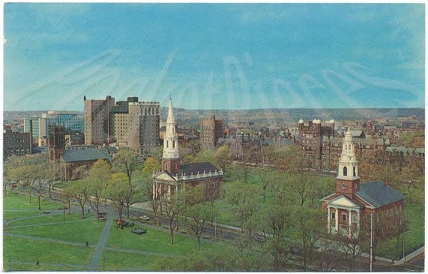 The Three Churches on the Green, New Haven, CT