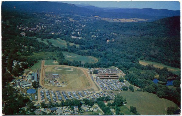 Aerial View of Fairgrounds, Great Barrington, MA c1962
