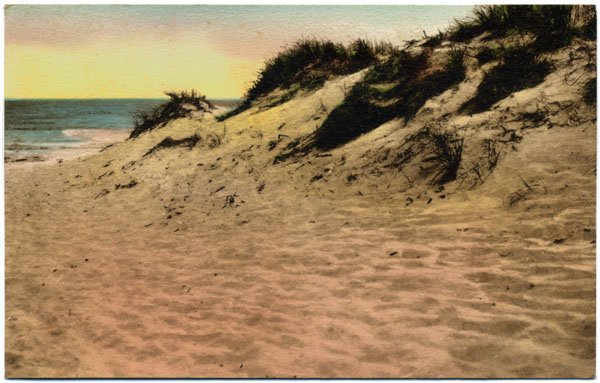 Sand Dune and Sea, Ogunquit, ME c1910s