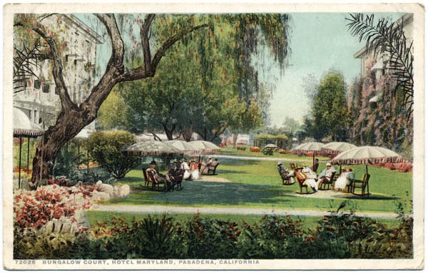 Bungalow Court, Hotel Maryland, Pasadena, CA