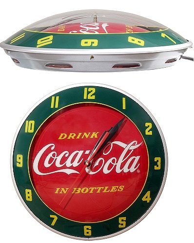 Coca Cola Double Bubble Clock