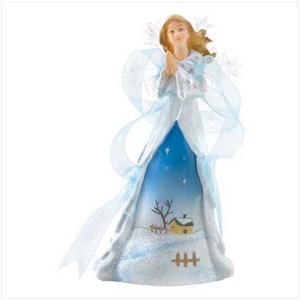 SNOWY ANGEL FIGURINE