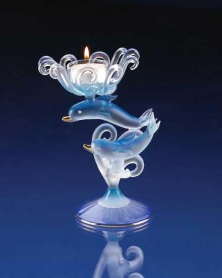 DOLPHIN CANDLEHOLDER