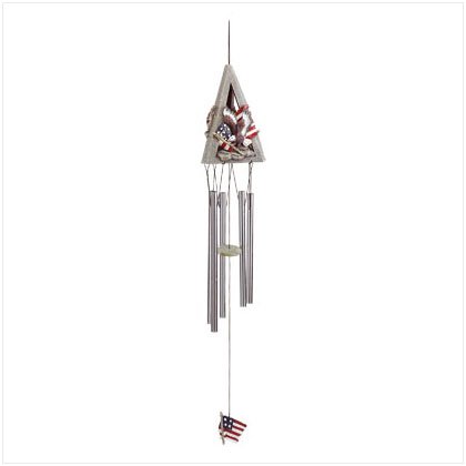 PATRIOTIC EAGLE WINDCHIME
