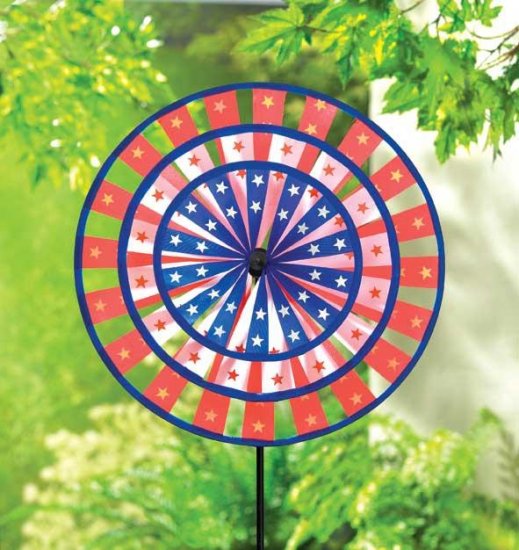 PATRIOTIC WIND WHEEL