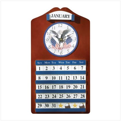 AMERICAN EAGLE CLOCK & CALENDA