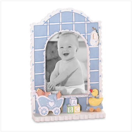 Baby Boy Quilt Photo Frame