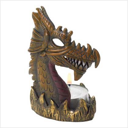 Dragon Fire Tealight Holder